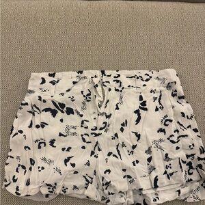 Saltwater LUXE Black and White High Waist Shorts